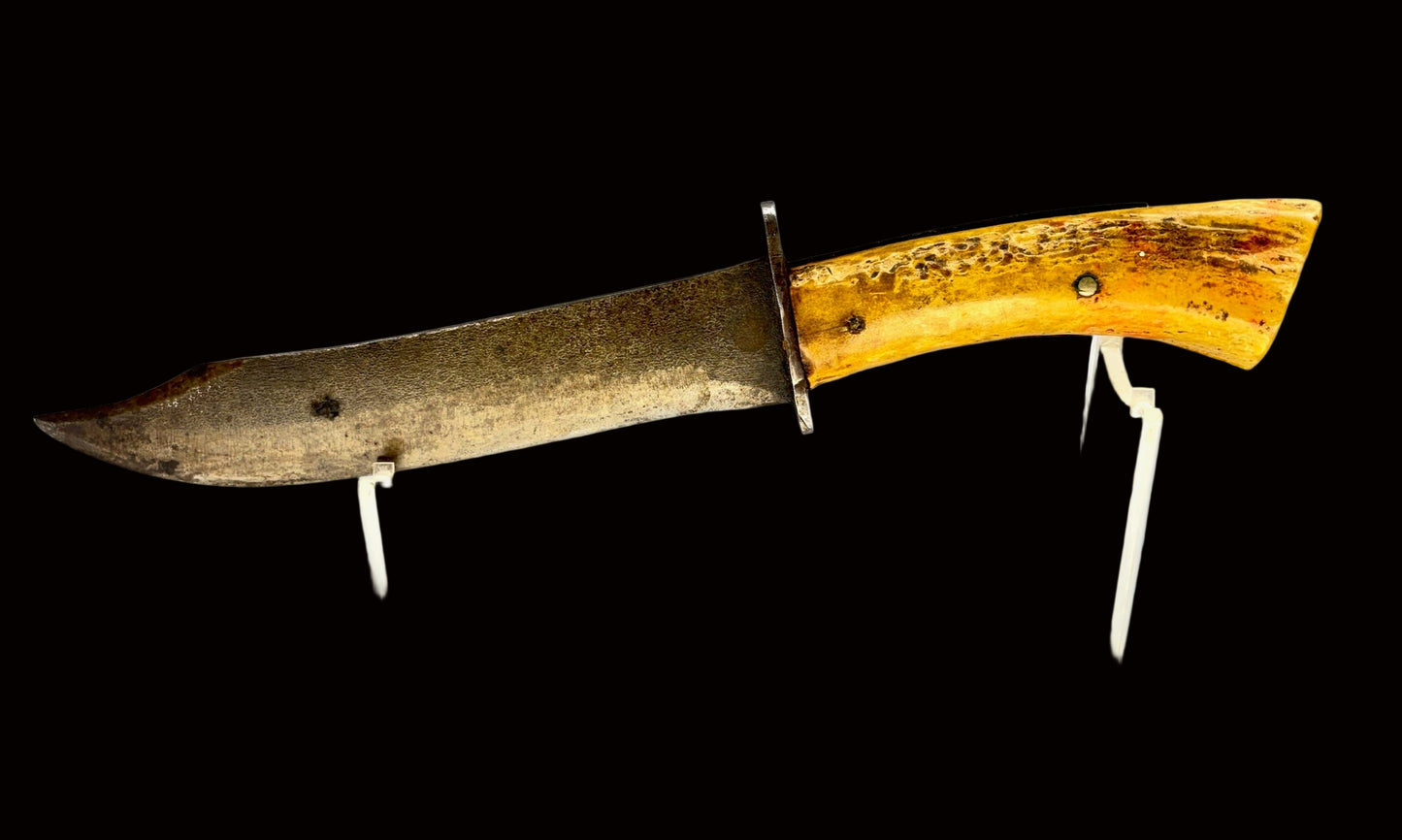 Antlered Handled Bowie Knife
