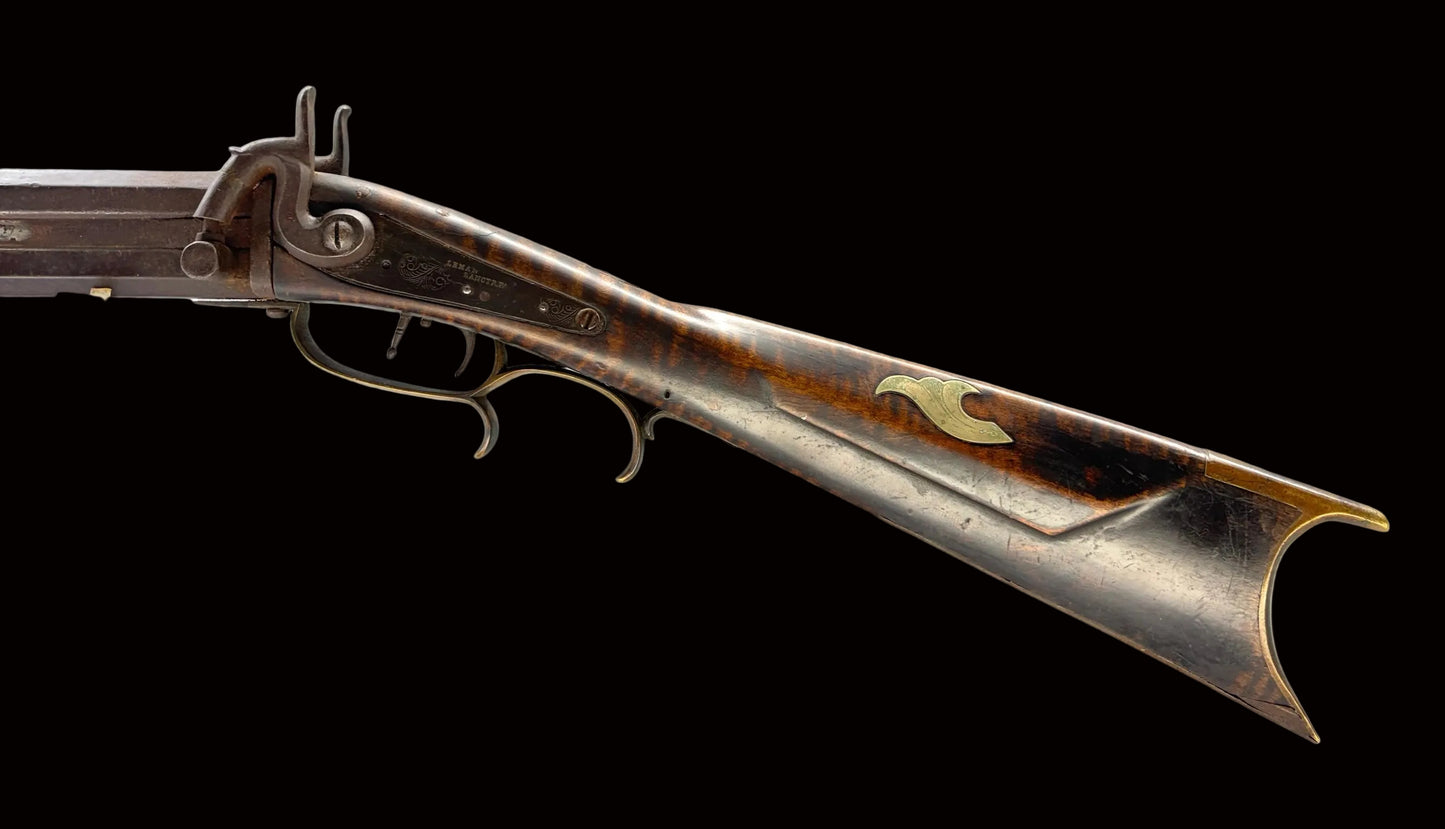 Signed J.Stapleton Over Under Rifle