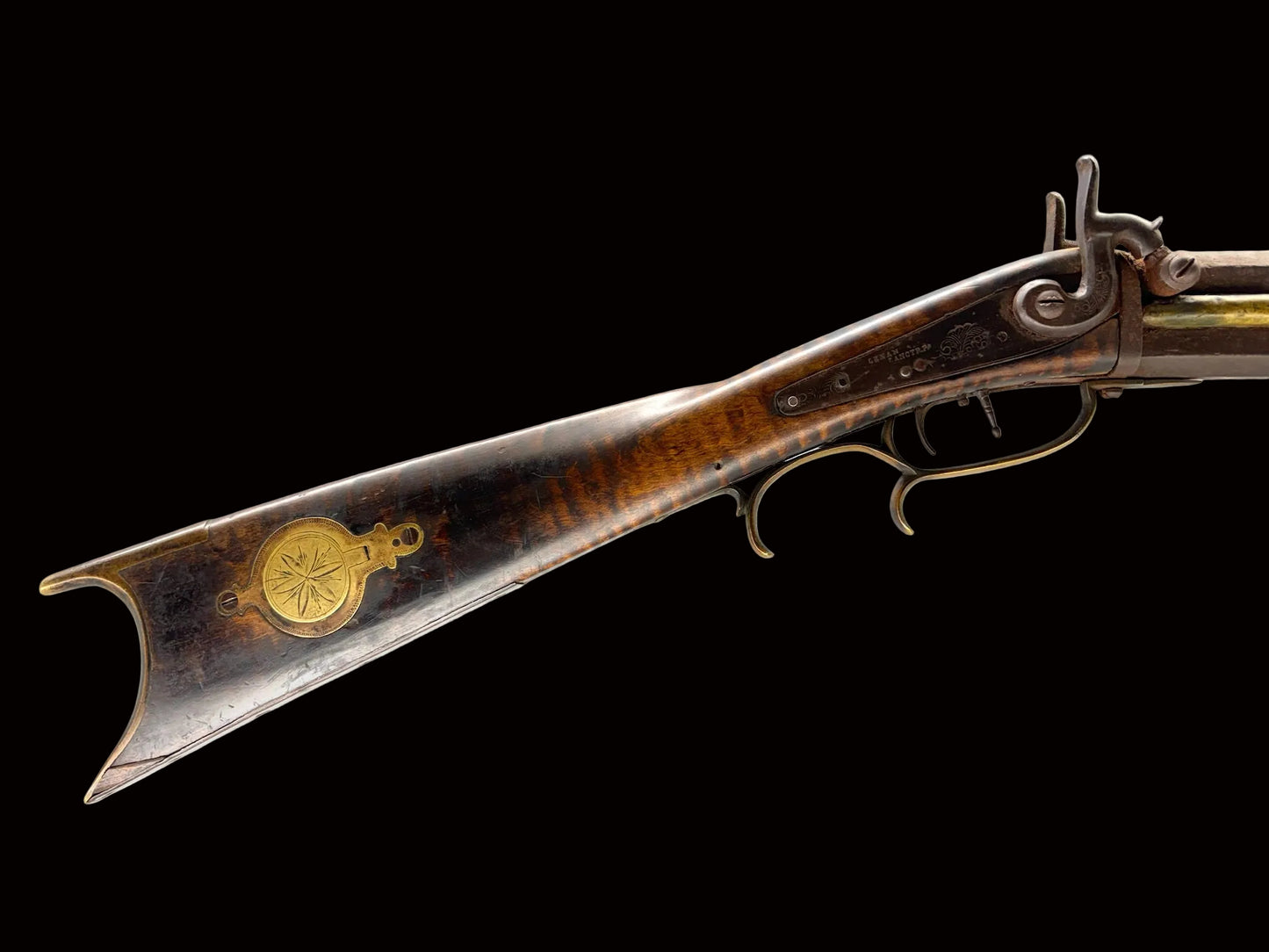 Signed J.Stapleton Over Under Rifle