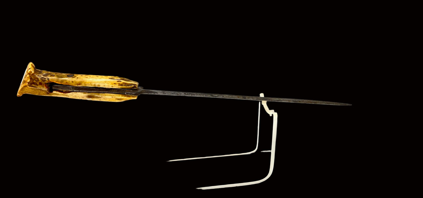 Antlered Handled Fighting Knife