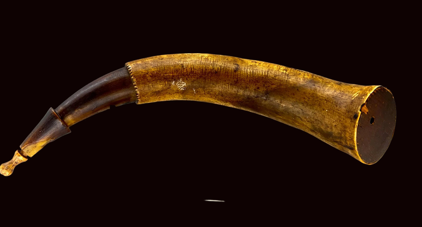 Early Engrailed Rev War horn