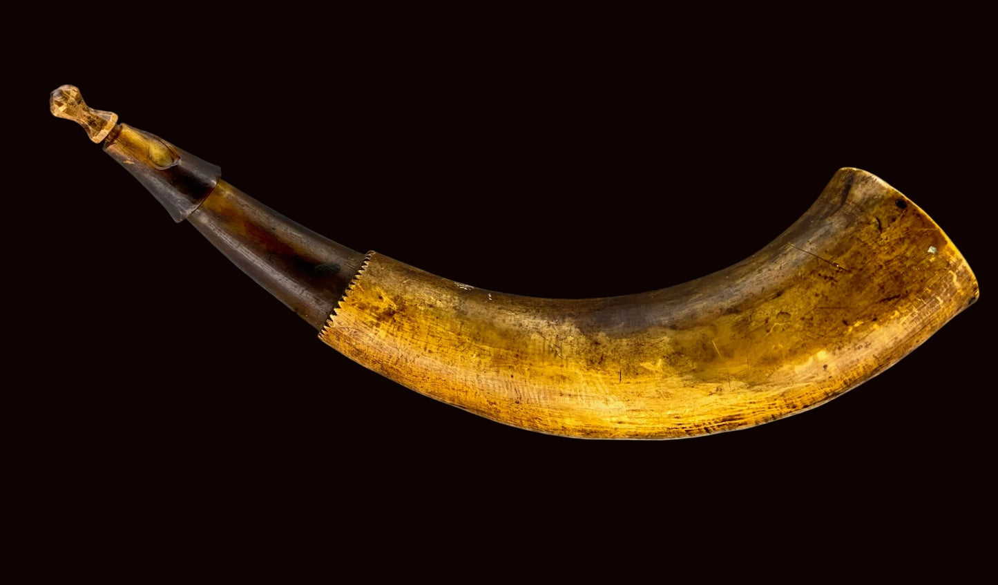 Early Engrailed Rev War horn