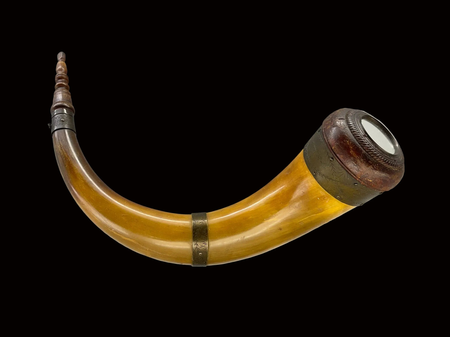Large Lancaster Mirror Horn