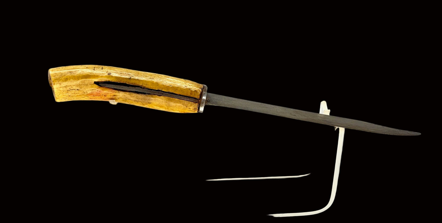 Antlered Handled Bowie Knife
