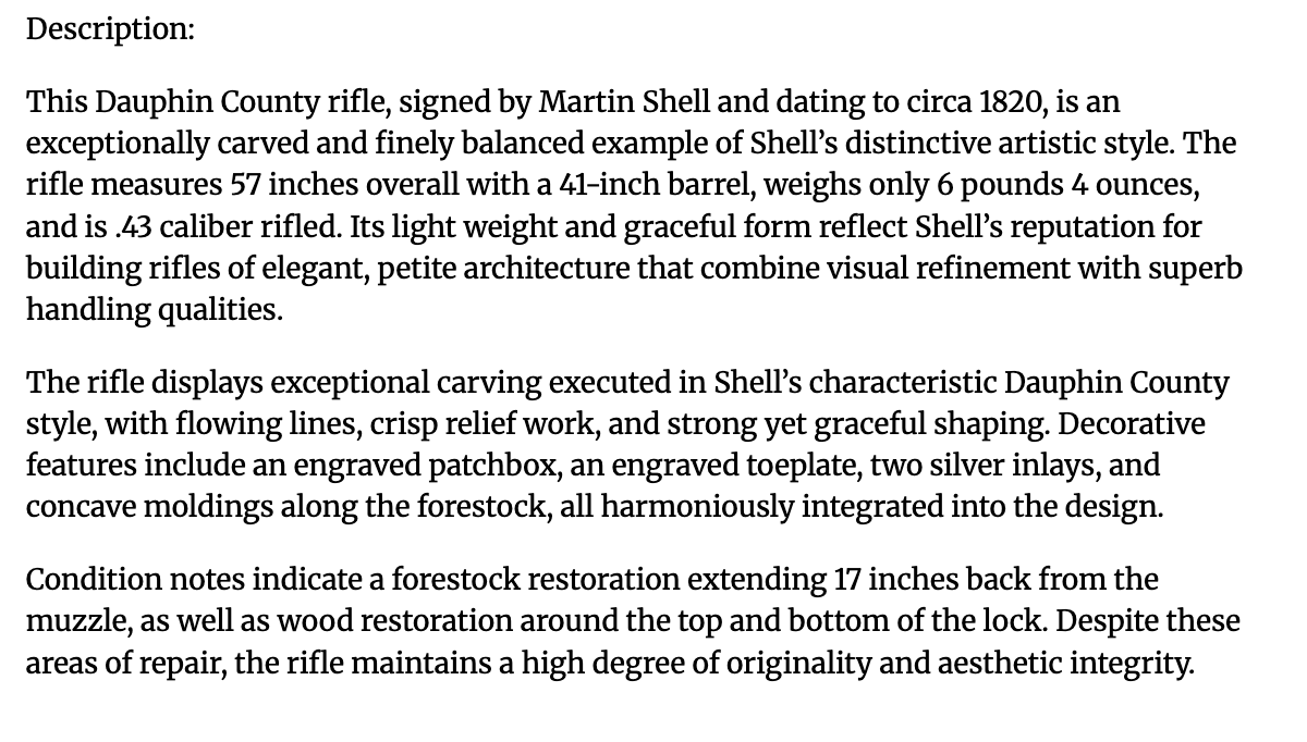 Martin Shell Rifle