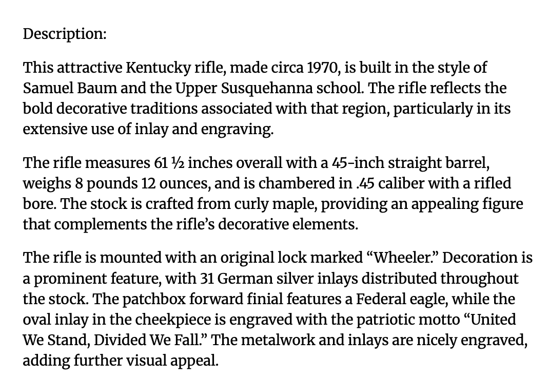 Unknown Contemporary Rifle
