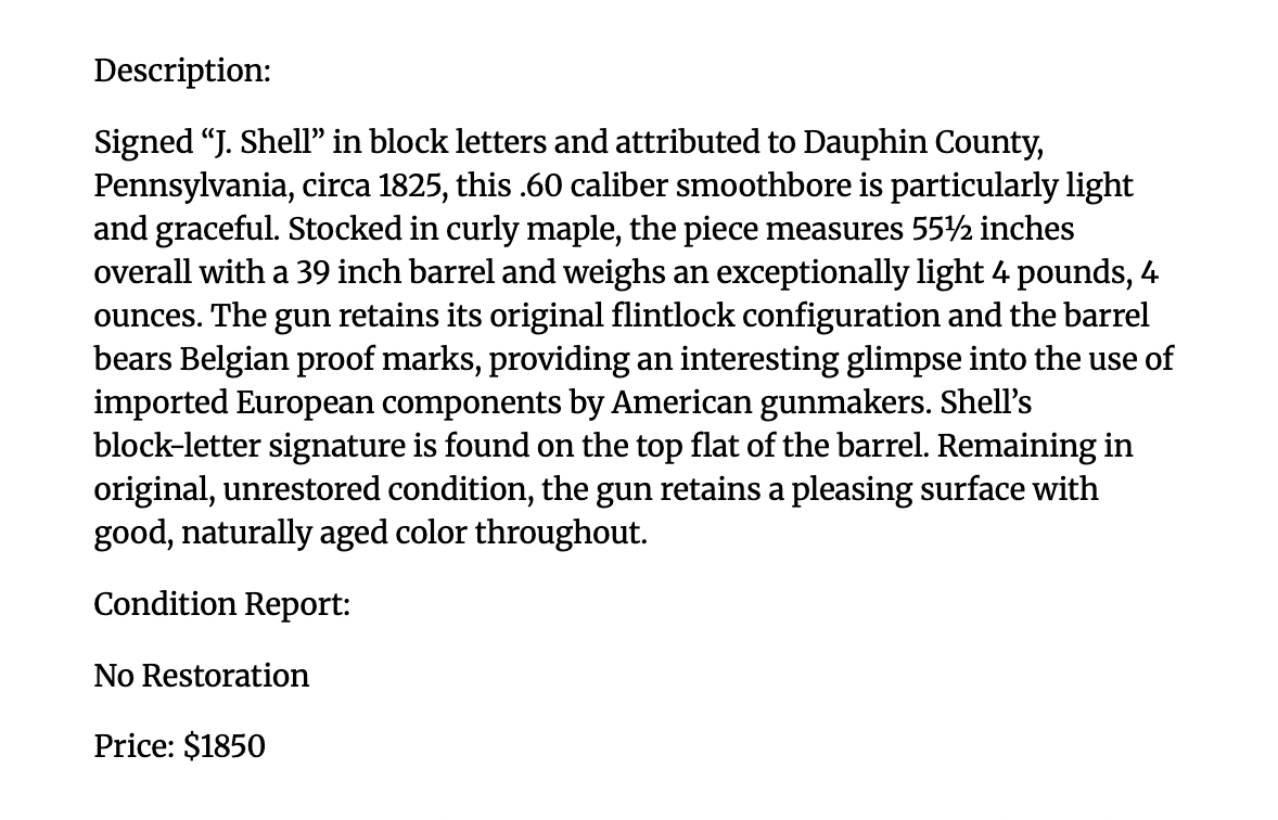 Signed John Shell Rifle SEPT26