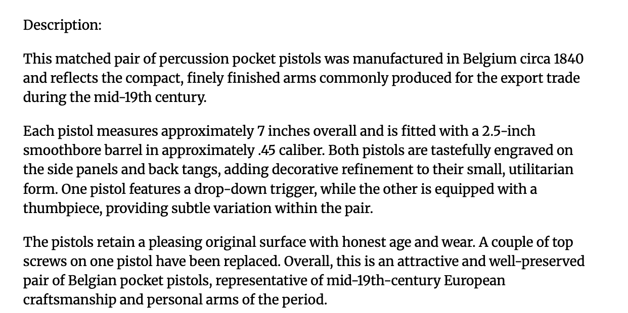 Boot Pistols
